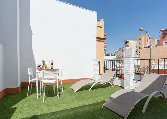 Apartmán Preciosa Casa Terraza Privada 2hab 2banos Ac Màlaga